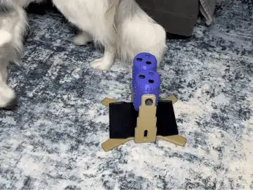 Dinner Spinner - A Dog Food Puzzle Toy