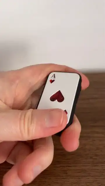Ace of Hearts Magnetic Slider Fidget - 5x2mm