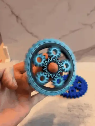 Poseidon" Fidget Spinner - Planetengetriebe