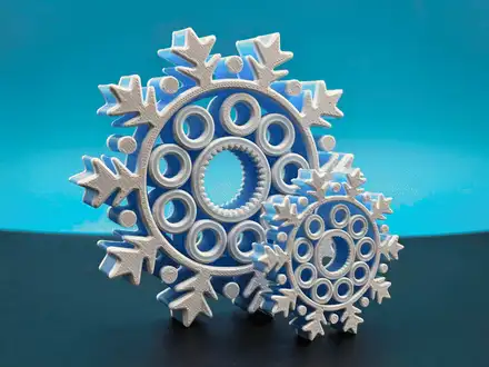 "Snowflake" Christmas Fidget Spinner! | Heavy Duty