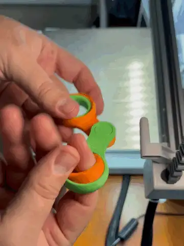 Spinner Flip 4.0 - Hidden-Pin Modular Flip Fidget