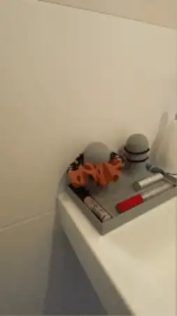 Hair tie holder with organizer