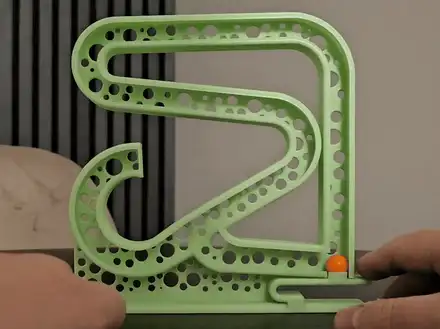 Reverse Marble Run - Fidget toy!
