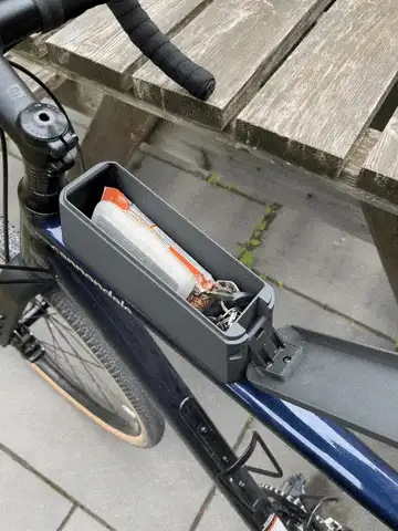 Slim Bike Frame Case with hidden AirTag