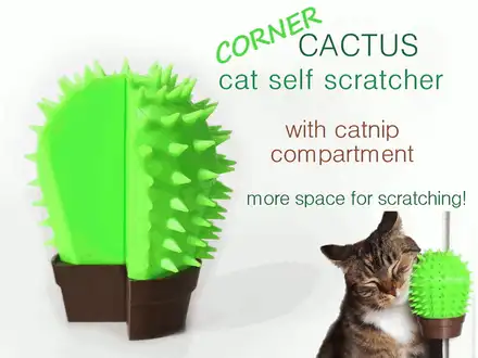 Corner Cactus Cat Scratcher