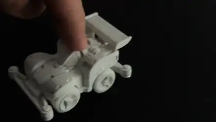 Four-wheel drive brothers assembled movable toy (Charging God of War)