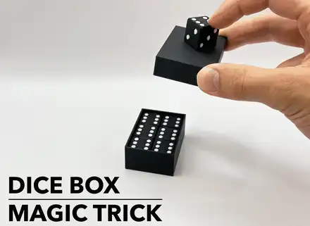 Dice Box Magic Trick