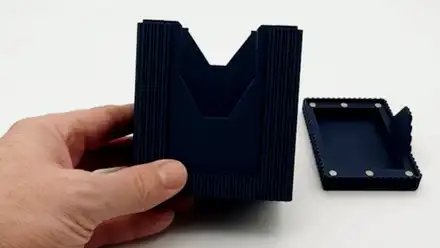 TCG Deckbox SYSTEM with Modular Faceplates