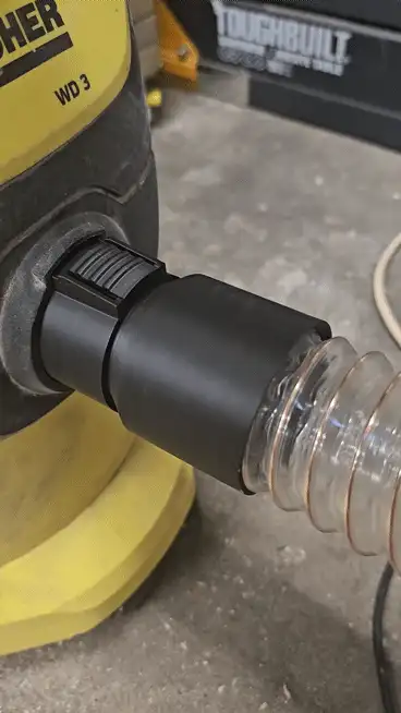 Rotating 50mm Hose Adapter for Karcher Vacuum