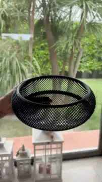 Vassoio Bowl Transparency Geometrics