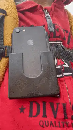 Backpack Strap Phone Holder