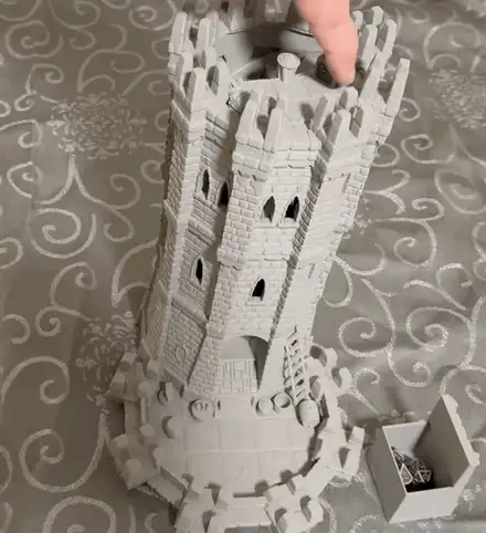 Castle tower - D&D - tower - Added dice storage