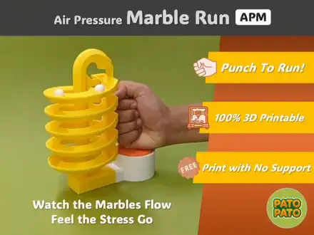 Air pressure marble run - APM