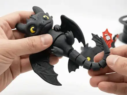 articulated toothless dragon