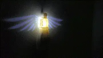 Angel with Light Up Wings