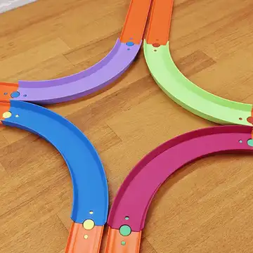 90 Degree Flat Curve Toy Car Track 1:64 Diecast