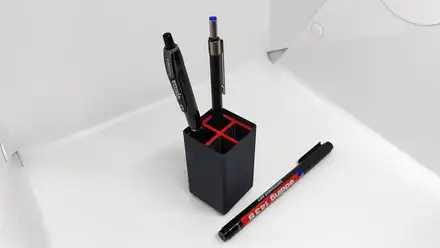 Pencil holder 4 compartments Gridfinity 1x1x10u