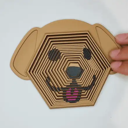 Dog Hexagon Fidget Toy