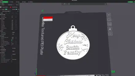 Customizable Christmas Ornament