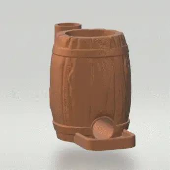 Wooden Tankard Dice Tower and Can Holder