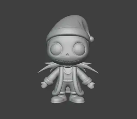 Christmas Jack Skellington - Funko Pop style