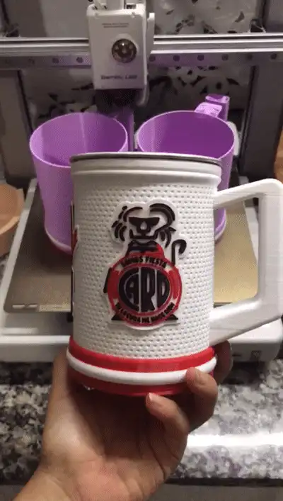 Square Handle Beer Mug Holder