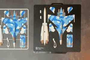 SU-33 FLANKER-D Plane Kit Card