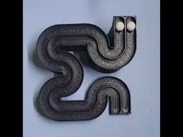 Duo Track Hilbert Curve Marble Run - Preview