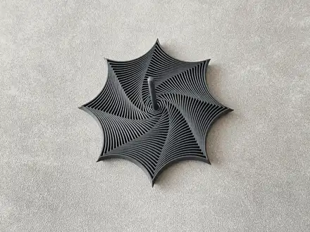 Spider Web Vortex Fidget with Handle