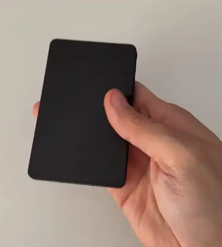 Slide card wallet