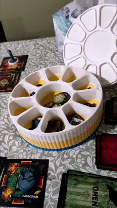 More Pockets! Spinning Board Game Token Storage