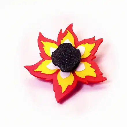 Fire Zoetrope Spinner (READ DESCRIPTION)