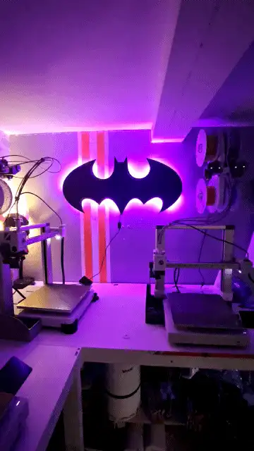 Huge Batman Wall Art / Wall light