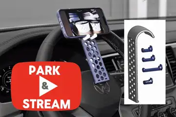 Modular Steering Wheel Phone and Tablet Mount