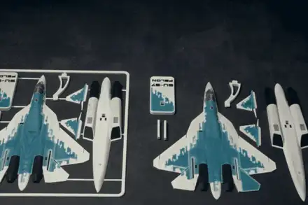 Su-57 Felon Plane Kit Card