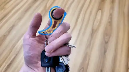 Keychain keyrambit spinner #8