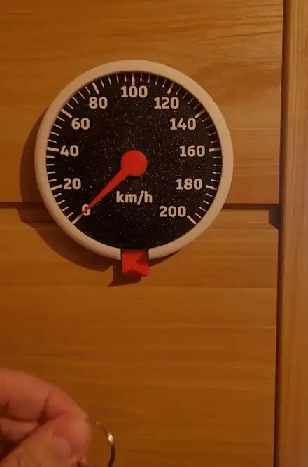 Speedometer Key Holder & Not