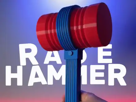 RAGE HAMMER | TPU Stress toy