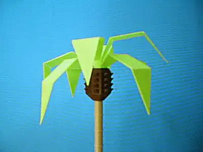 Sonic Level green hill Palm Tree