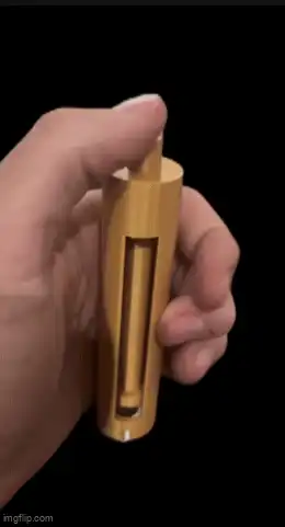 magnetic piston fidget