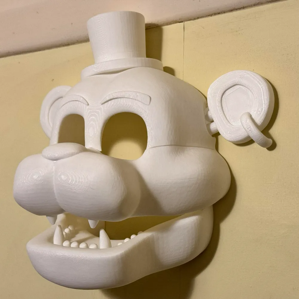 Glamrock Freddy Mask - Wall Mounted - FNaF