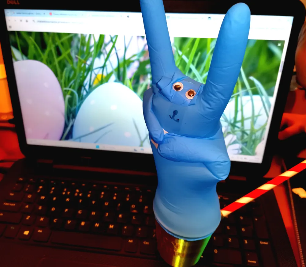 Glove Easter Bunny - kids toy, photo 4 of 4 - Glove Easter Bunny - kids toy Kids & Baby
