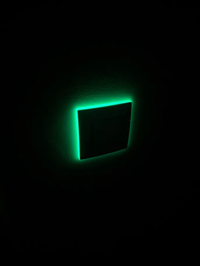 Glow in dark light switch frame - POLMARK, photo 2 of 4 - Router, Wi-Fi & Network Mounts, glowindark