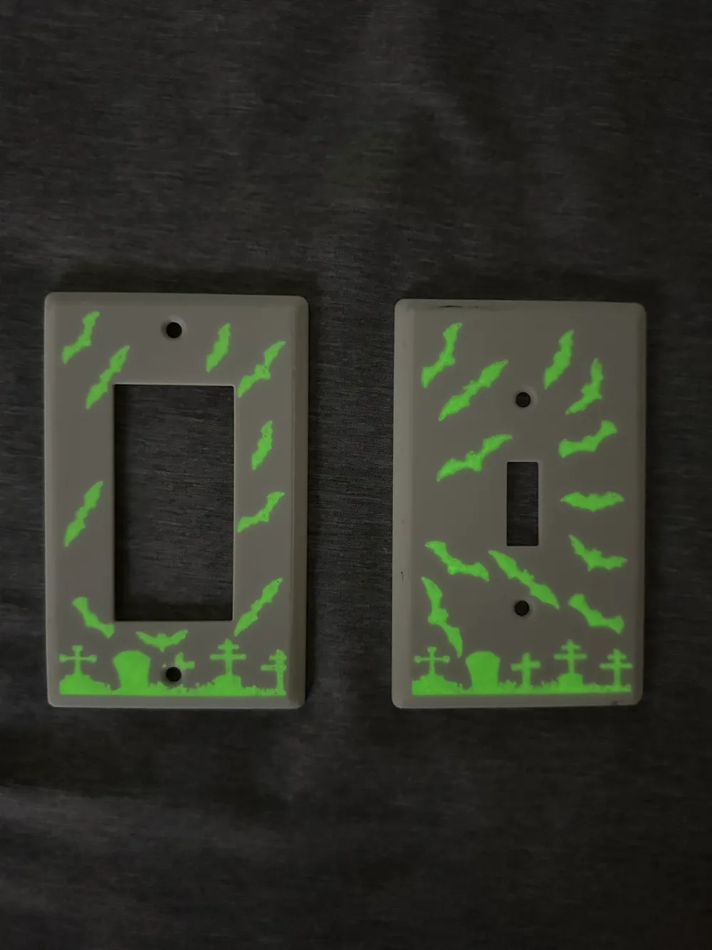 Glow in the dark Halloween light switch cover, photo 3 of 4 - Halloween Lights & Lanterns, halloween 2024