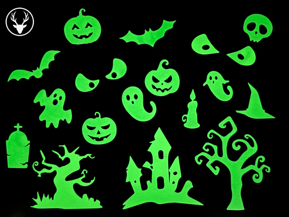 Glow in the Dark - Halloween Pack, another view - Halloween Lights & Lanterns, halloween glow in the dark