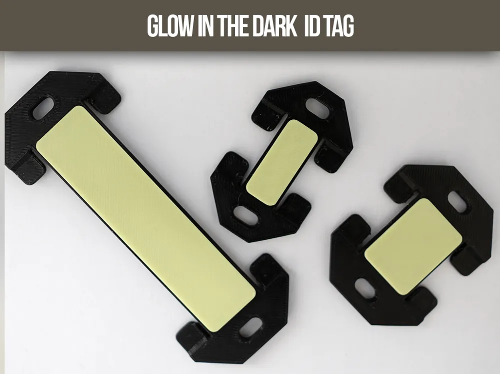Glowster (Glow in the dark ID marker), photo 4 of 4 - Golf Tees, Markers & Divot Tools, identification