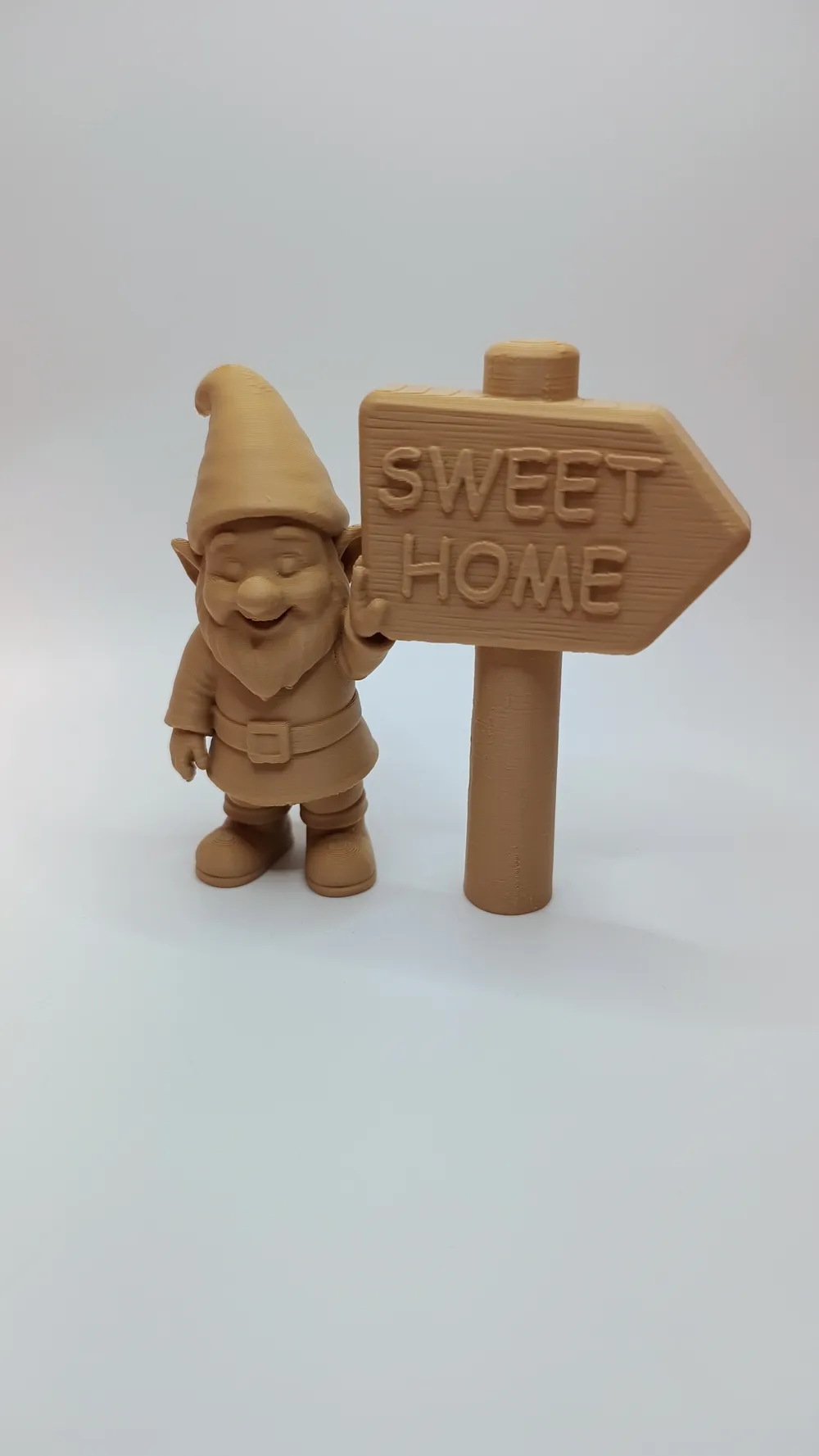 Wichtel mit Sweet Home Wegweiser "TEXT SHAPE", photo 2 of 4 - Wichtel mit Sweet Home Wegweiser "TEXT SHAPE" Household