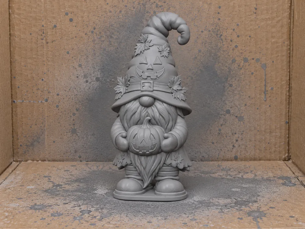 Gnomo Halloween con Zucca, photo 2 of 4 - Gnomo Halloween con Zucca Miniatures