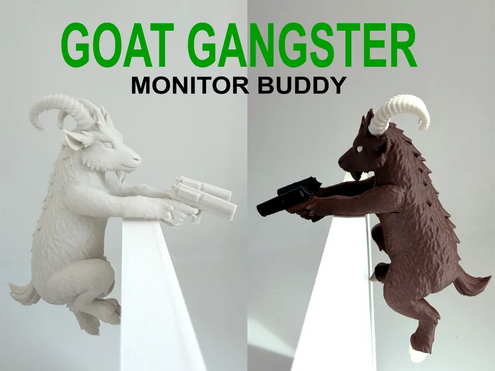 Goat Gangster Monitor Buddy