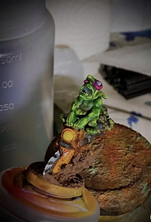 Goblin Riding a Harley Chainsaw, photo 2 of 4 - Bike & Scooty Accessories, warhammer